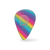 D'Addario Classic Rainbow Heavy single guitar pick 1.0 side