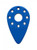 Optima Wolle Blue Mandolin Pick back