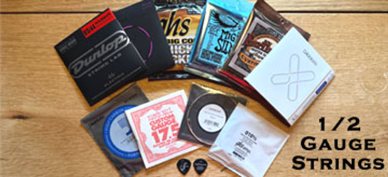 Why 1/2 Gauge Guitar String Sets May Be Your Best Fit