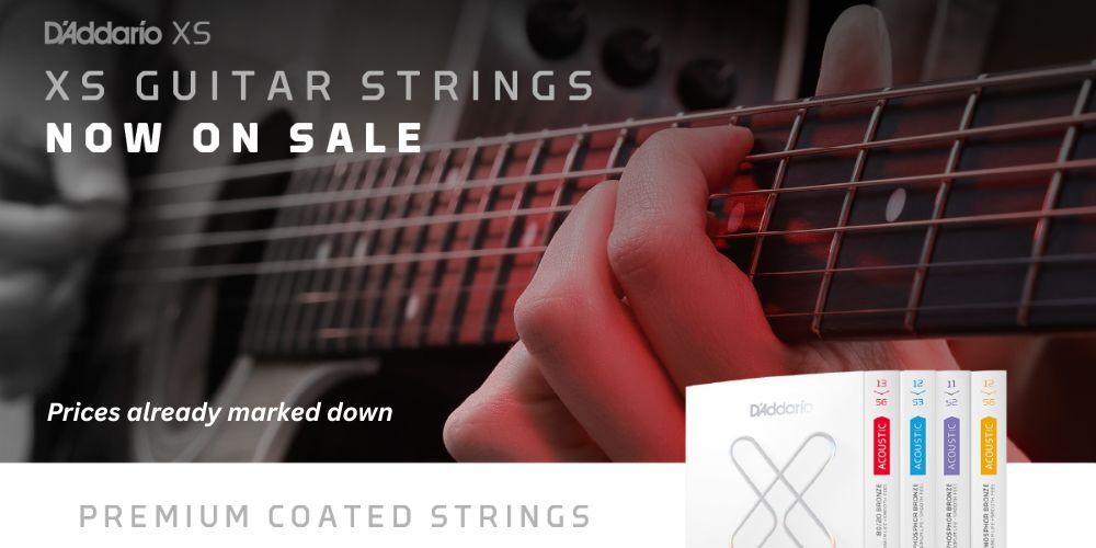 25% OFF D'Addario XS Coated Acoustic Guitar Strings Sale