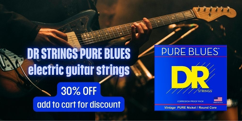 Sale on DR Strings Pure Blues 30% OFF