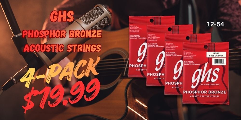 Only $19.99 GHS Acoustic Strings