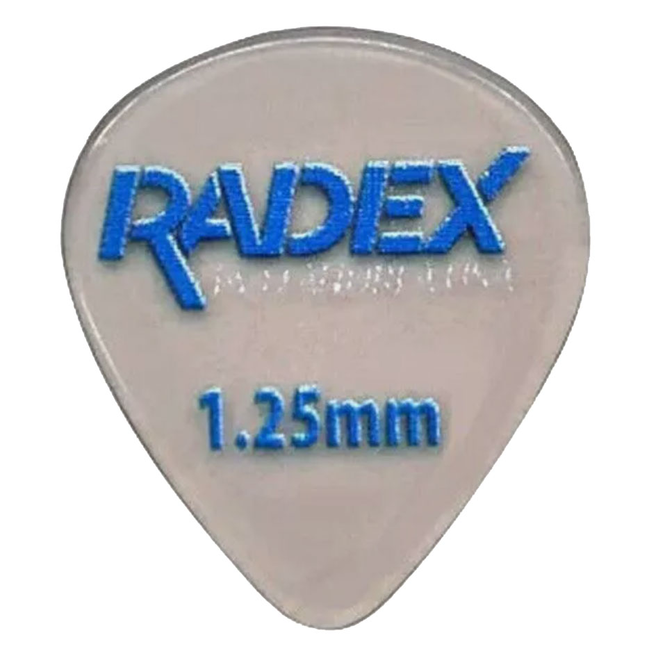 D'Andrea RADEX Smoke 551 X-Heavy single guitar pick 1.25 - the f-hole