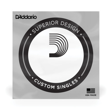 D'Addario XL Chromes Flat Wound Single Guitar String .075