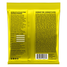 Ernie Ball Beefy Slinky Electric Guitar Strings 11-54 - back of package