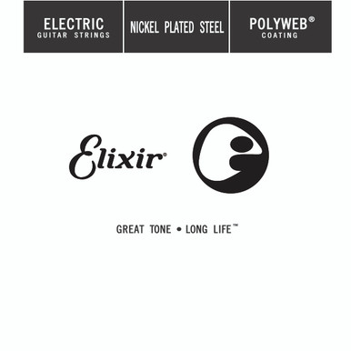 Elixir Polyweb Electric Guitar Single String .036