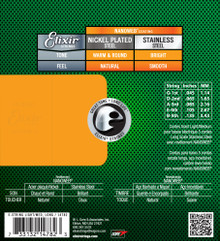 Elixir Nanoweb Coated Stainless 5-String Bass Strings 45-135 a