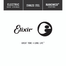 Elixir Nanoweb Stainless Steel Single Bass String .130