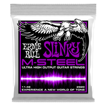 Ernie Ball M-Steel Power Slinky Electric Strings 11-48 - front of package
