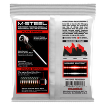 Ernie Ball M-Steel Skinny Top Heavy Bottom Electric Strings 10-52 - back of package