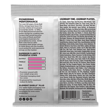 Ernie Ball M-Steel Super Slinky Electric Guitar Strings 9-42 - back of package