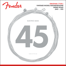 Fender Pure Nickel Electric Bass Strings 45-105
