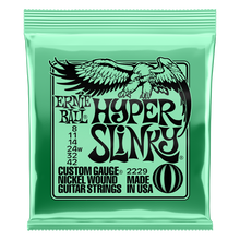 Ernie Ball Hyper Slinky Electric Guitar Strings 8-42 - front of package