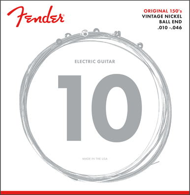 Fender Pure Nickel Electric Guitar Strings 10-46