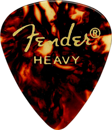 Fender Shell Classic Teardrop Heavy single guitar pick .97