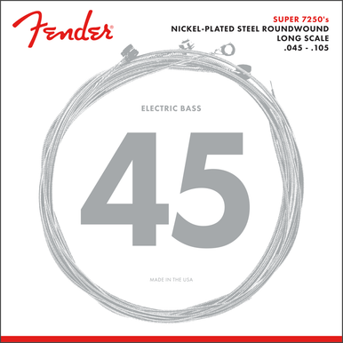 Fender Nickel Plated Electric Bass Strings 45-105