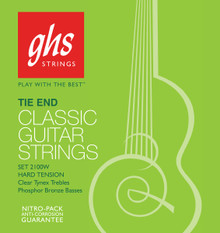 GHS Phosphor Bronze & Clear Nylon Guitar Strings High Tension