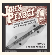 John Pearse 4-String 80/20 Bronze Dulcimer Strings 9-23