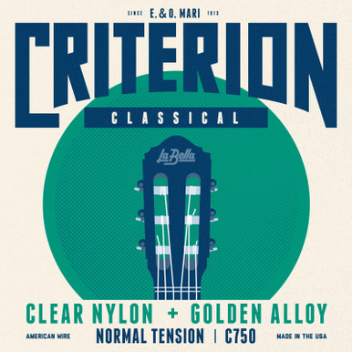 La Bella Criterion Clear & Golden Classical Guitar Strings NT