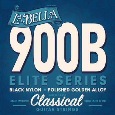 La Bella Black & Golden Polished Classical Guitar Strings MHT