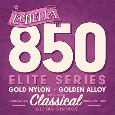 La Bella Elite Golden Classical Guitar Strings Medium Tension