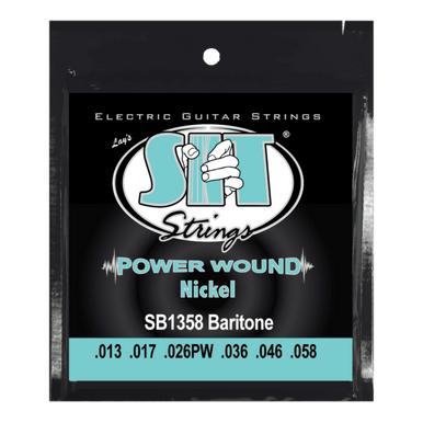 SIT Power Wound Nickel Baritone Electric Guitar Strings 13-58