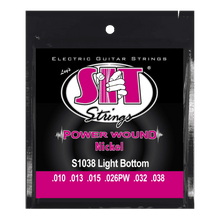 SIT Power Wound Nickel Electric Guitar Strings 10-38