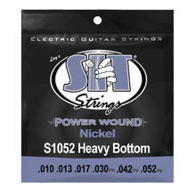SIT Power Wound Nickel Electric Guitar Strings 10-52