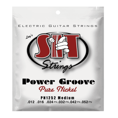 SIT Power Groove Pure Nickel Electric Guitar Strings 12-52