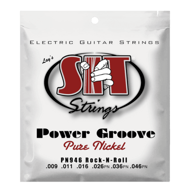 SIT Power Groove Pure Nickel Electric Guitar Strings 9-46