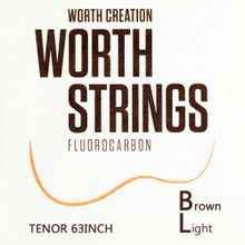 Worth Brown Tenor High G/D Light Ukulele Strings 63 inch