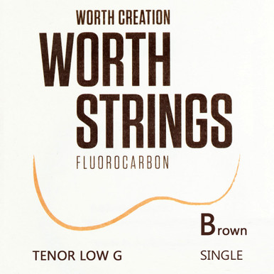 Worth Brown Tenor Low G Single Ukulele String .0358