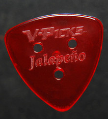 V-Picks Jalapeno Ruby Red Mandolin single pick 1.50