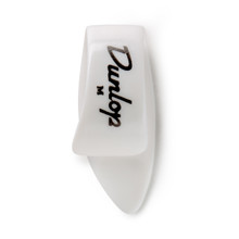 Dunlop Thumbpick Medium White single guitar pick lefty FRONT MAIN VIEW