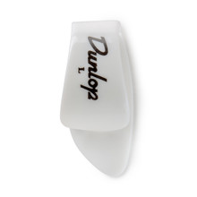 Dunlop Thumbpick Large White single guitar pick lefty FRONT MAIN VIEW