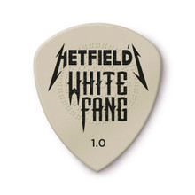Dunlop James Hetfield's White Fang single guitar pick 1.00 FRONT MAIN VIEW