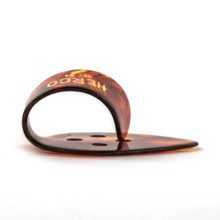 Herco Flat Thumbpick Extra Heavy Shell single pick side view