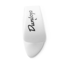 Dunlop Thumbpick Large White single guitar pick FRONT MAIN VIEW