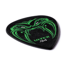 Dunlop James Hetfield's Black Fang single guitar pick .094 SIDE VIEW