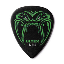 Dunlop James Hetfield's Black Fang single guitar pick .114 FRONT MAIN VIEW