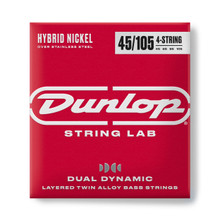 Dunlop Hybrid Nickel Wound Electric Bass Strings 45-105