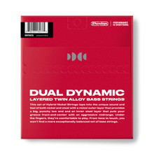 Dunlop Hybrid Nickel Wound Electric Bass Strings 45-125back