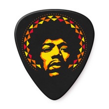 Dunlop Jimi Hendrix '69 Psych Aura Mandala single guitar pick FRONT MAIN VIEW