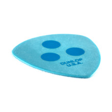 Dunlop Misha Mansoor Delrin Flow Live Pick Bulb Blue .065 SIDE VIEW