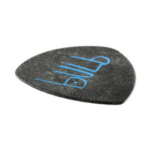 Dunlop Misha Mansoor Delrin Flow Studio Pick Bulb Black .073 SIDE VIEW