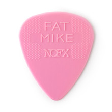 Dunlop Fat Mike NOFX Standard Pink single guitar pick .60 FRONT MAIN VIEW