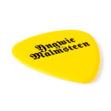 Dunlop Yngwie Malmsteen Delrin 500 Yellow guitar pick 1.14 SIDE VIEW