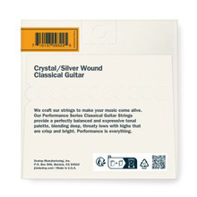 Dunlop Tie End Classical Guitar Strings Normal Tension back