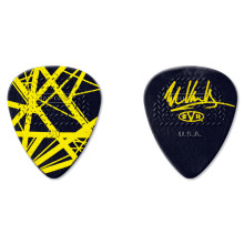 Dunlop EVH VHII Max-Grip Black-Yellow single guitar pick .60