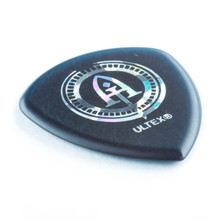 Dunlop Andy James Flow Jumbo 2 Black single guitar pick 2.0 SIDE VIEW